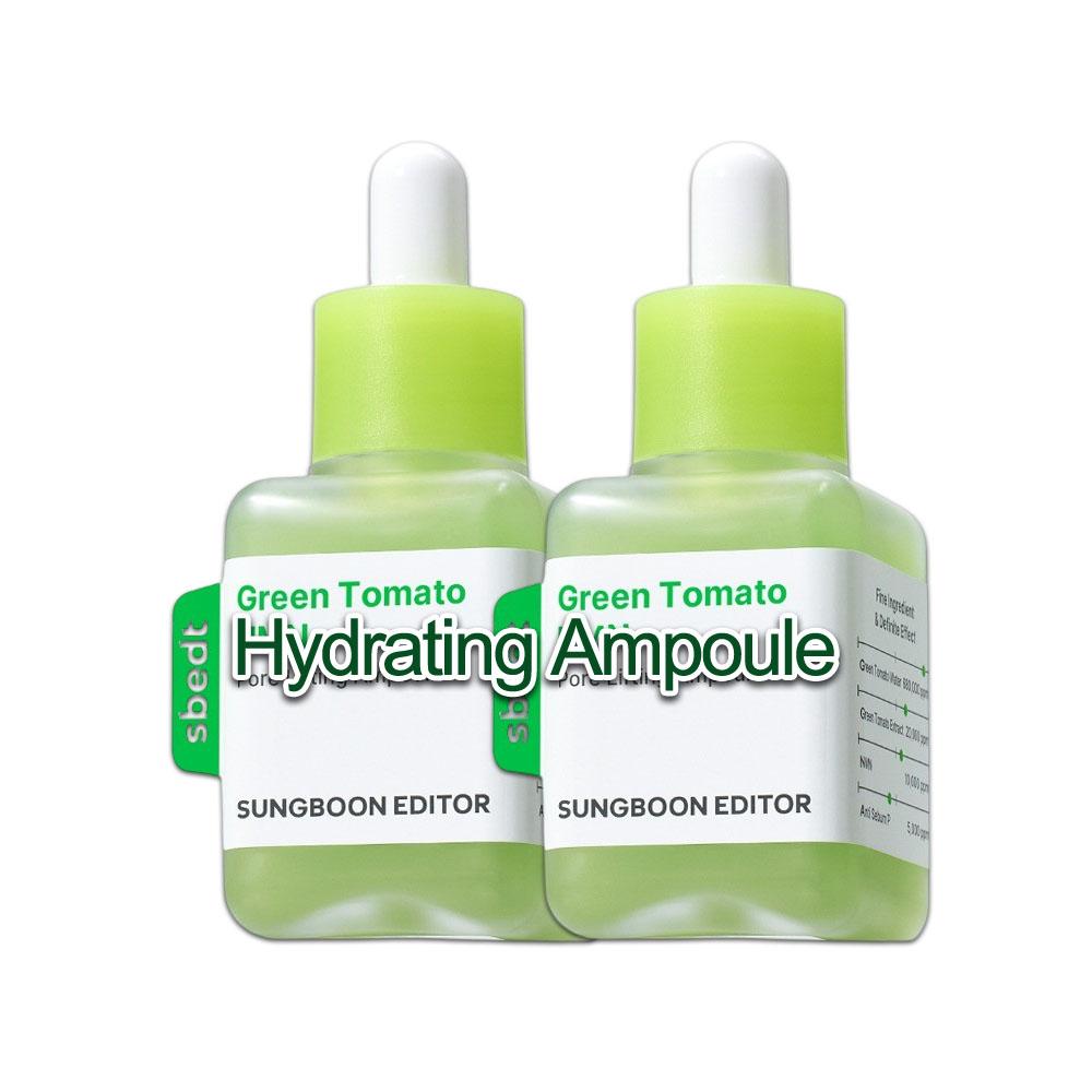 Green Tomato Serum Ampoule Set (2pcs) – Hydrating & Skin Conditioning Care (40ml x2) 40 ml x 2 pcs
Green Tomato Serum Ampoule Set (2pcs) – Hydrating & Skin Conditioning Care (40ml x2) 40 ml x 2 pcs