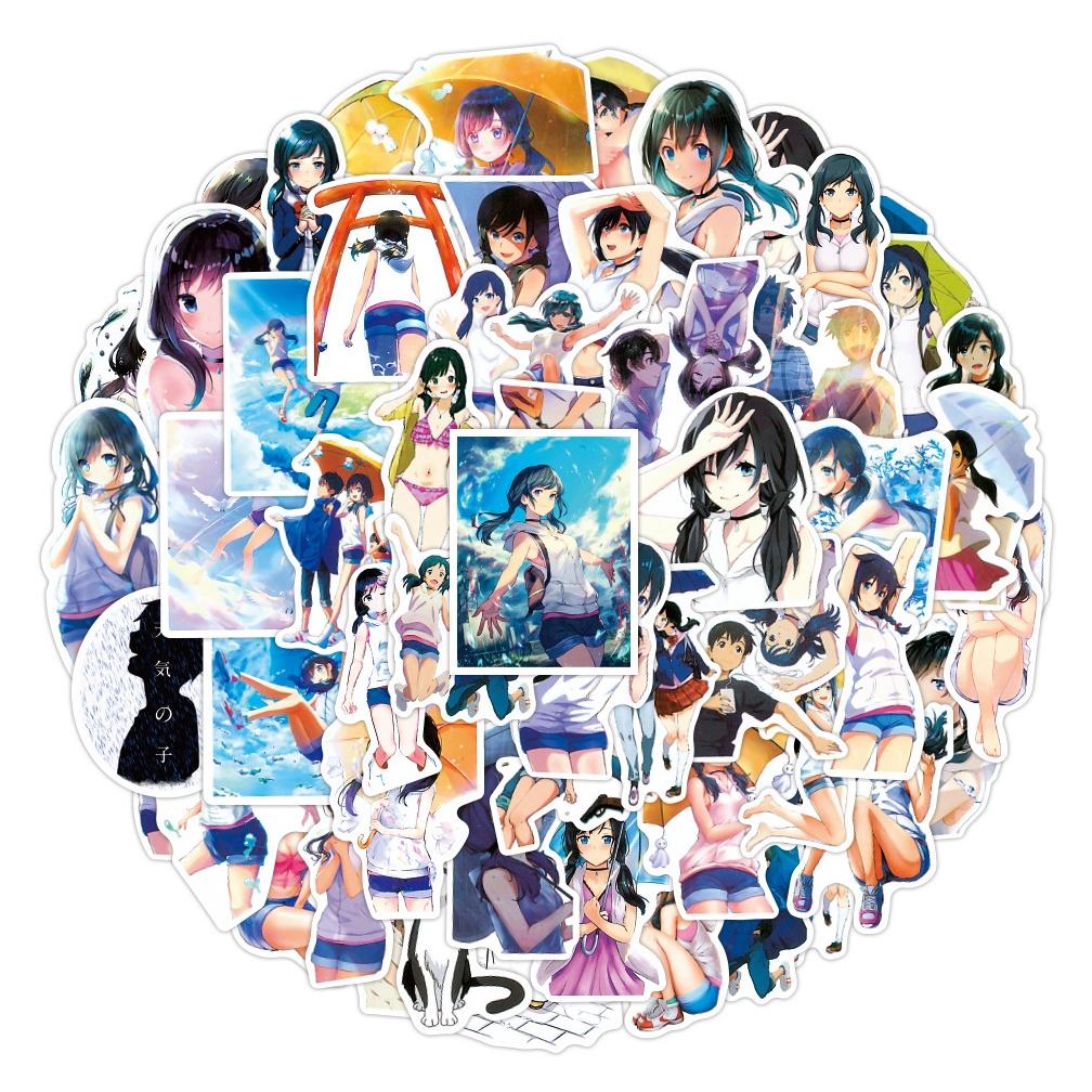 Stickers 50pcs No Repeat Cartoon Animation Weathering With You Phonesticker
Stickers 50pcs No Repeat Cartoon Animation Weathering With You Phonesticker