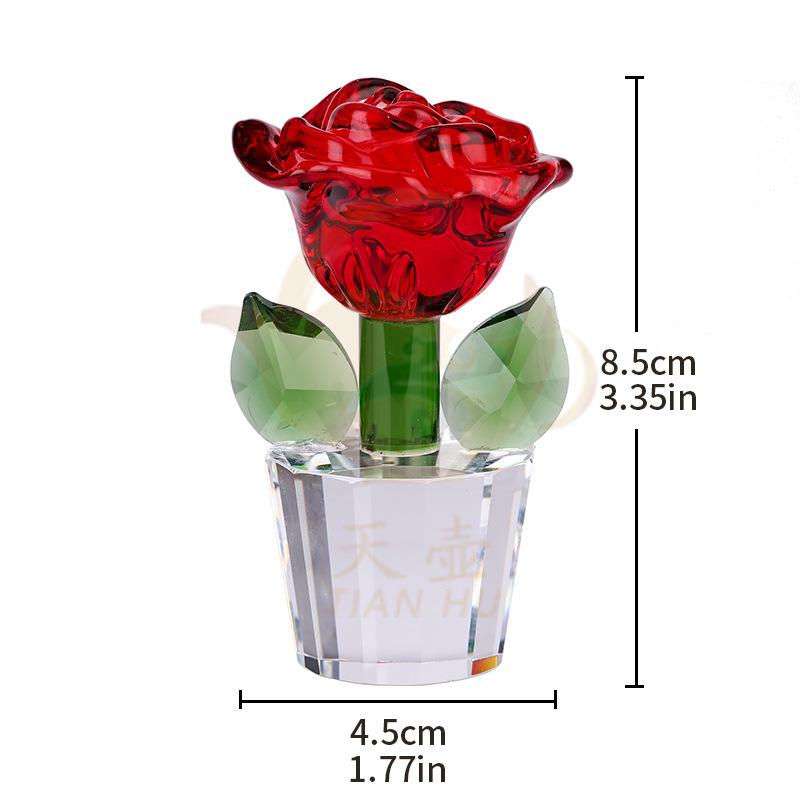 Mother s Day crystal glass rose handicraft pendulum, wife creative wedding decorations Valentine s Day gifts ruby rose
Mother s Day crystal glass rose handicraft pendulum, wife creative wedding decorations Valentine s Day gifts ruby rose