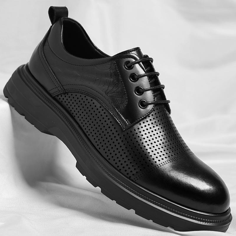Leather shoes men s 2025 summer hollow new wedding youth British style casual men s shoes 2025 38
Leather shoes men s 2025 summer hollow new wedding youth British style casual men s shoes 2025 38