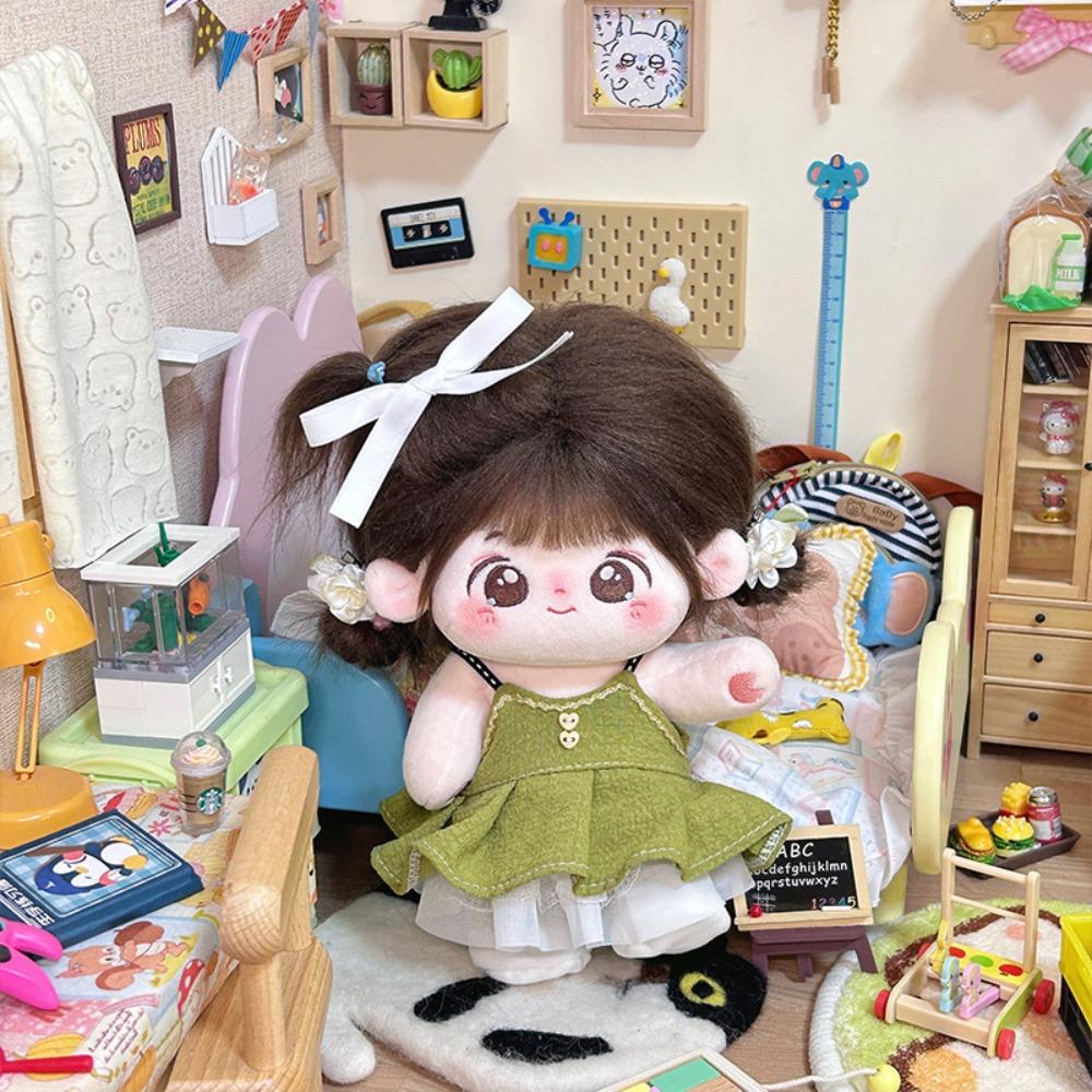 Flower Hair Clip 20cm Plush Dolls Dress Set Outfit Cotton Toys Clothes Changing Dressing Game style 3
Flower Hair Clip 20cm Plush Dolls Dress Set Outfit Cotton Toys Clothes Changing Dressing Game style 3