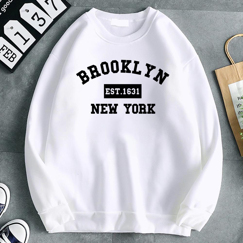 Простой модный женский свитшот Brooklyn Est. 1631 Нью-Йорк Принт Буквы Толстовки с капюшоном Теплые Удобные Пуловеры Мягкая Одежда S
Простой модный женский свитшот Brooklyn Est. 1631 Нью-Йорк Принт Буквы Толстовки с капюшоном Теплые Удобные Пуловеры Мягкая Одежда S