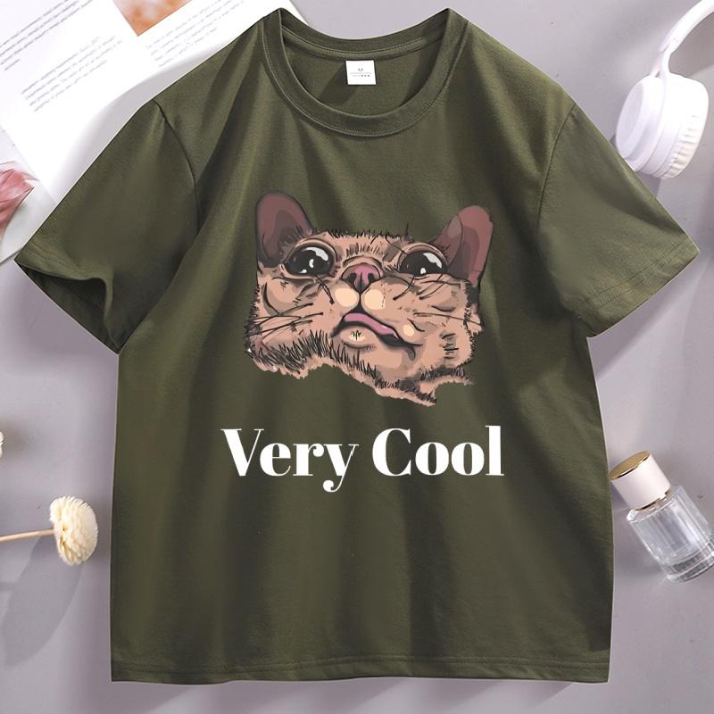 Gumbus Very Cool TShirt for Unisex Women Elastic Casual Short Sleeve Tshirt Cotton Printed Cute Cat T Shirt Oversized Streetwear 4XL
Gumbus Very Cool TShirt for Unisex Women Elastic Casual Short Sleeve Tshirt Cotton Printed Cute Cat T Shirt Oversized Streetwear 4XL