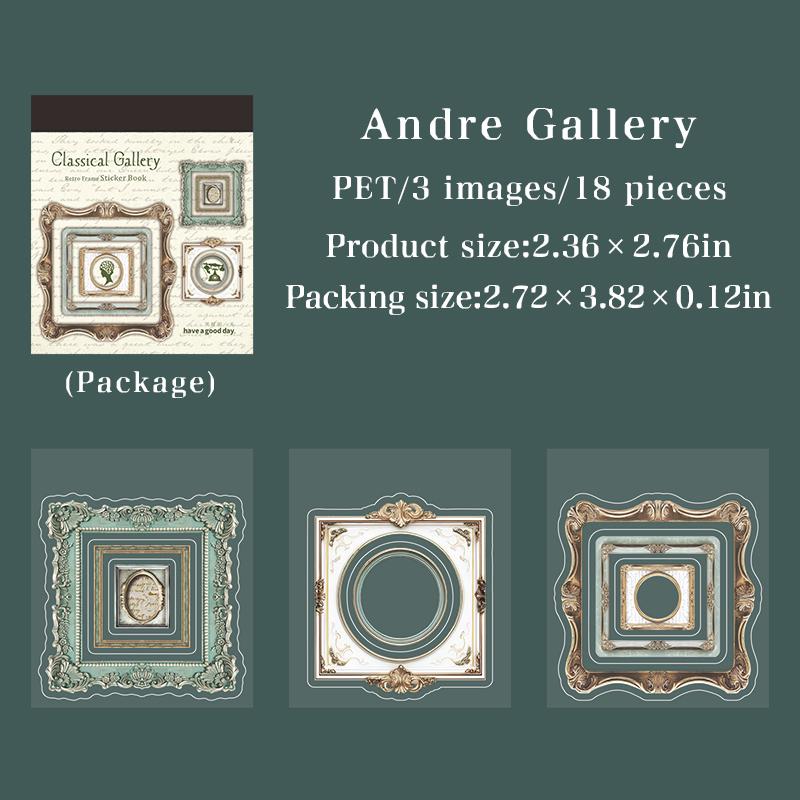 Classical Gallery Series European Gorgeous Style Die-cutting Frame Sticker Retro Junk Journal Decorative Scrapbooking Stickers
Classical Gallery Series European Gorgeous Style Die-cutting Frame Sticker Retro Junk Journal Decorative Scrapbooking Stickers