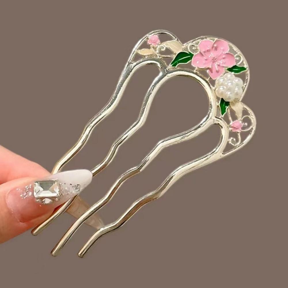 Pearl Flower Wavy Hair Combs for Women U-shaped Hairpin Clips Metal Bun Styling Pins Wedding Hair Jewelry Hair Clasp
Pearl Flower Wavy Hair Combs for Women U-shaped Hairpin Clips Metal Bun Styling Pins Wedding Hair Jewelry Hair Clasp