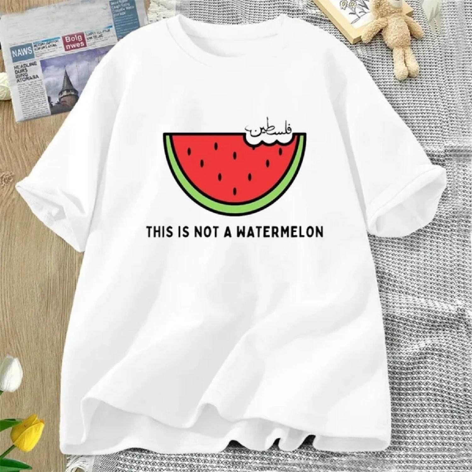 This Is Not A Watermelon Palesti T-shirts Women Men Cotton High Quality Printed Clothing Graphic Tee Oversized Women Top Tshirt XXXXXL білий
This Is Not A Watermelon Palesti T-shirts Women Men Cotton High Quality Printed Clothing Graphic Tee Oversized Women Top Tshirt XXXXXL білий