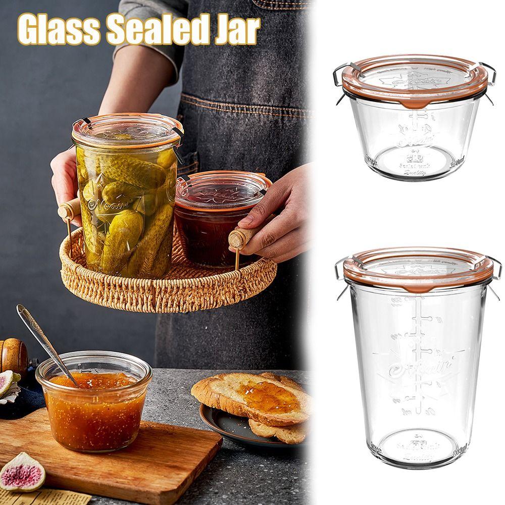 Tea Grains Snacks Storage Food Container Transprent Jam Bottle Vintage Storage Jars 350ml
Tea Grains Snacks Storage Food Container Transprent Jam Bottle Vintage Storage Jars 350ml