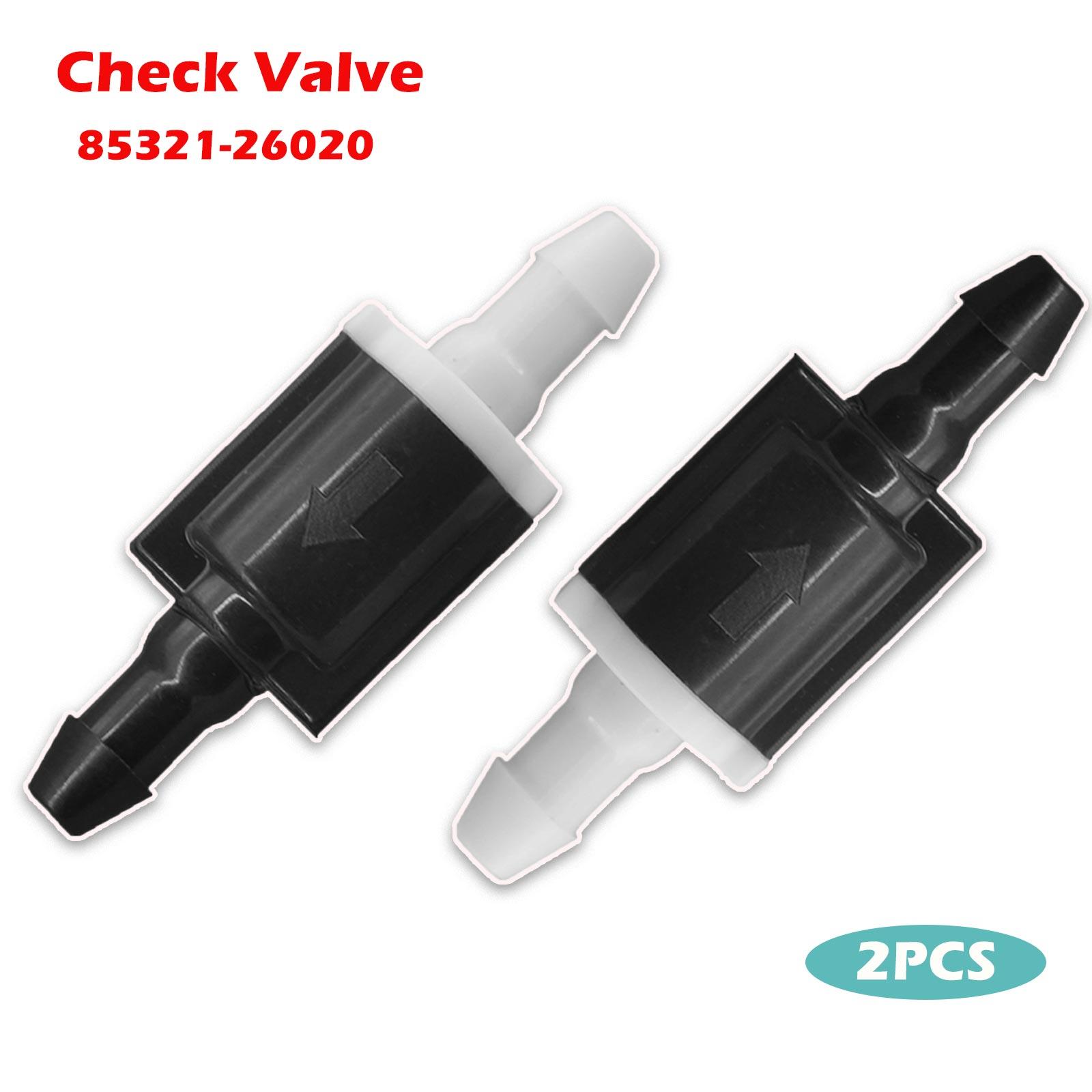 2 шт. Обратный клапан стеклоочистителя омывателя лобового стекла для Toyota Highlander 2001-2007 для Lexus IS250 IS350 2006-2015 85321-26020 8532126020 чёрный
2 шт. Обратный клапан стеклоочистителя омывателя лобового стекла для Toyota Highlander 2001-2007 для Lexus IS250 IS350 2006-2015 85321-26020 8532126020 чёрный