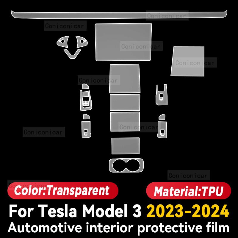 Для TESLA Model 3 2023 2024 Защитная пленка для экрана центральной консоли автомобиля, царапиноустойчивая, самовосстанавливающаяся, наклейка, аксессуары LHD
Для TESLA Model 3 2023 2024 Защитная пленка для экрана центральной консоли автомобиля, царапиноустойчивая, самовосстанавливающаяся, наклейка, аксессуары LHD