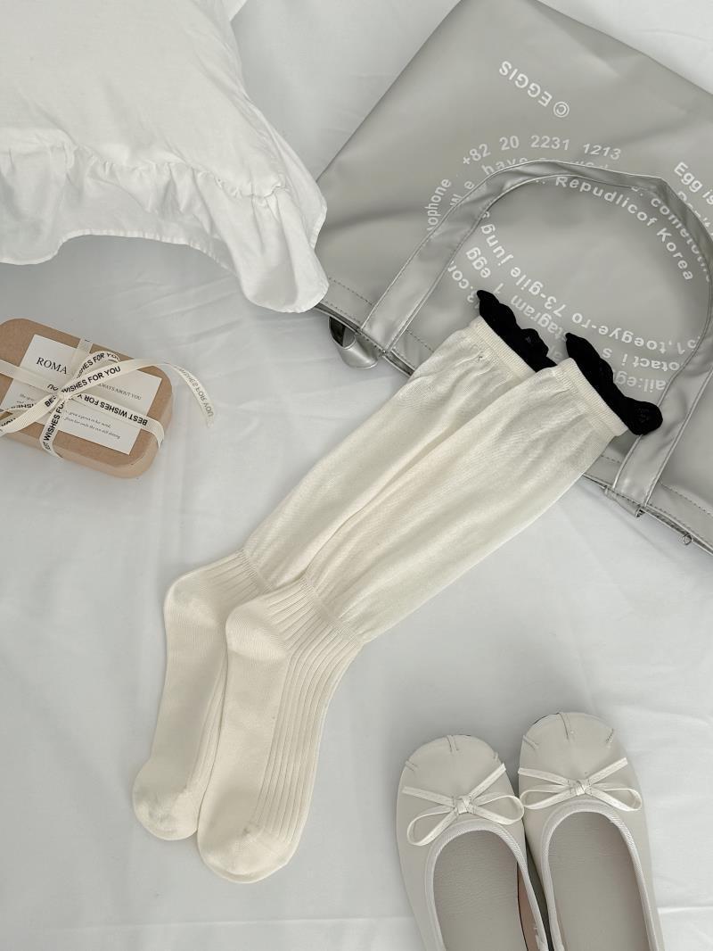 Spring/Summer Japanese Color Block Mulberry Silk Calf Socks Women s Sweet Ruffle Mesh Long Socks One Size вершковий/білий
Spring/Summer Japanese Color Block Mulberry Silk Calf Socks Women s Sweet Ruffle Mesh Long Socks One Size вершковий/білий