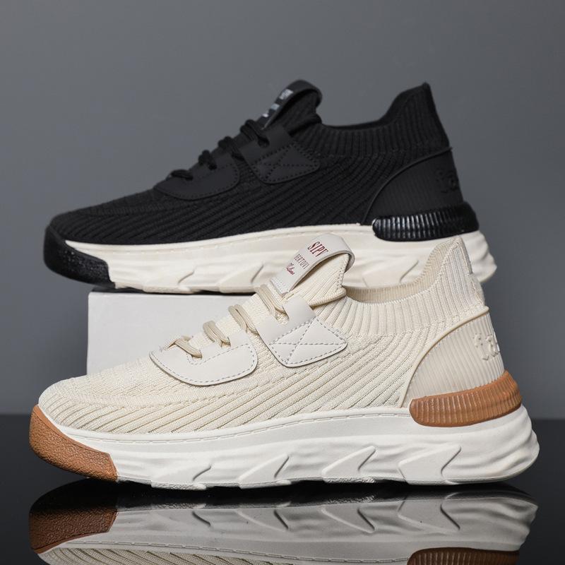 25 years of spring and autumn new men s shoes fly-woven breathable mesh shoes men s platform versatile board shoes lace-up round head casual shoes 39 чорний
25 years of spring and autumn new men s shoes fly-woven breathable mesh shoes men s platform versatile board shoes lace-up round head casual shoes 39 чорний