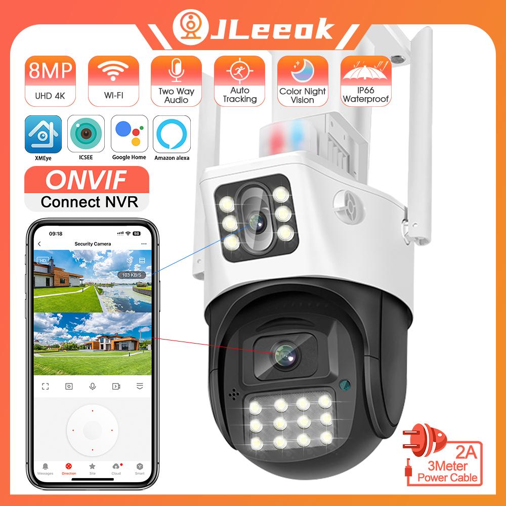 Jleeok Alexa Outdoor 4K 8MP Беспроводная Wi-Fi Securtiy IP-камера видеонаблюдения Цветная PTZ-камера ночного видения с автоматическим отслеживанием движения Водонепроницаемый CCTV ONVIF NVR ICSEE
Jleeok Alexa Outdoor 4K 8MP Беспроводная Wi-Fi Securtiy IP-камера видеонаблюдения Цветная PTZ-камера ночного видения с автоматическим отслеживанием движения Водонепроницаемый CCTV ONVIF NVR ICSEE