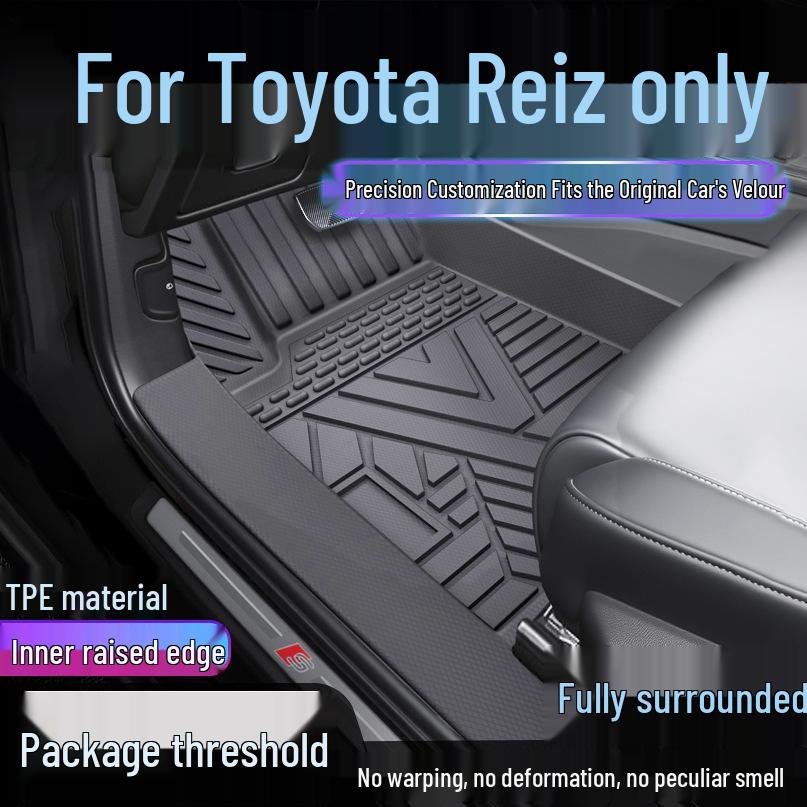 Toyota Reiz TPE Full Surround Waterproof Floor Mats & Door Sill Cover Upgraded Single Layer
Toyota Reiz TPE Full Surround Waterproof Floor Mats & Door Sill Cover Upgraded Single Layer