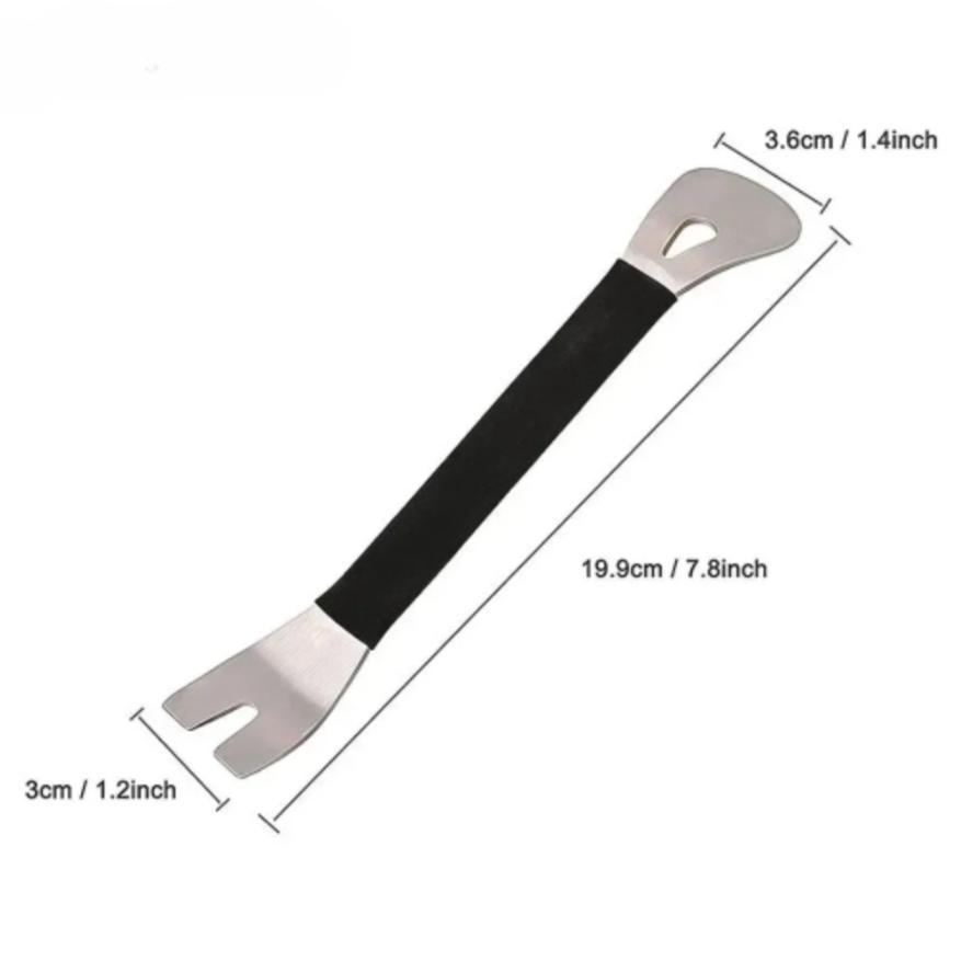 Car Interior Clip Panel Trim Hand Tools Stainless Steel Durable Trim Removal Level Pry Plate Buckle Driver for Car Accessories
Car Interior Clip Panel Trim Hand Tools Stainless Steel Durable Trim Removal Level Pry Plate Buckle Driver for Car Accessories