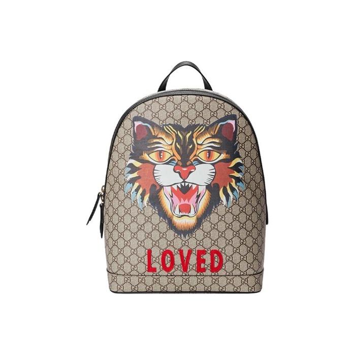 Gucci Angry Cat Print Logo Canvas And Leather Backpack Men backpack Beige 419584-9AX1T-8652 Basic Set (Bag+Dust Bag)
Gucci Angry Cat Print Logo Canvas And Leather Backpack Men backpack Beige 419584-9AX1T-8652 Basic Set (Bag+Dust Bag)