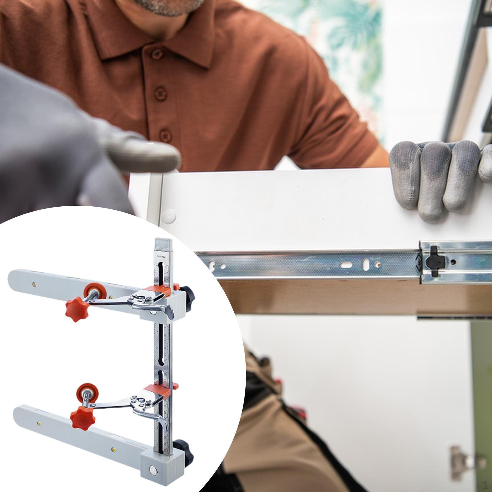 Drawer Slide Jig Hole Opener Easily Mounting Tool Level Positioning for Cupboard Daddy
Drawer Slide Jig Hole Opener Easily Mounting Tool Level Positioning for Cupboard Daddy