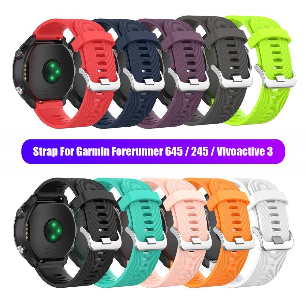 Wristbands for Garmin Forerunner 645 245 245M 20mm Strap for Vivoactive 3 Silicone Watch Band сірий
Wristbands for Garmin Forerunner 645 245 245M 20mm Strap for Vivoactive 3 Silicone Watch Band сірий