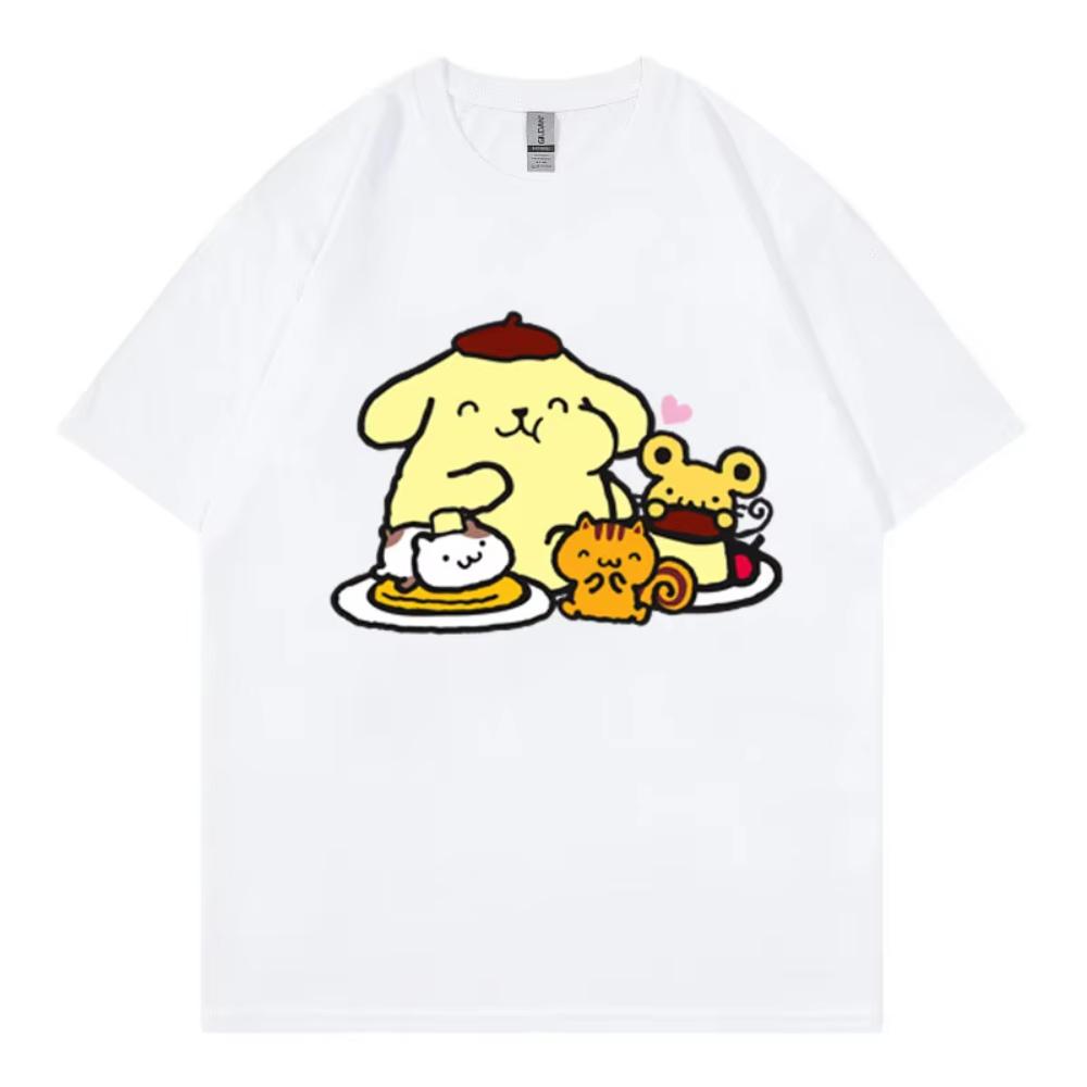 Cute Pompom Purin Men s Women T-shirt Summe Cartoon New Short Sleeve Cartoon Anime Couple Cotton T-shirt M білий
Cute Pompom Purin Men s Women T-shirt Summe Cartoon New Short Sleeve Cartoon Anime Couple Cotton T-shirt M білий