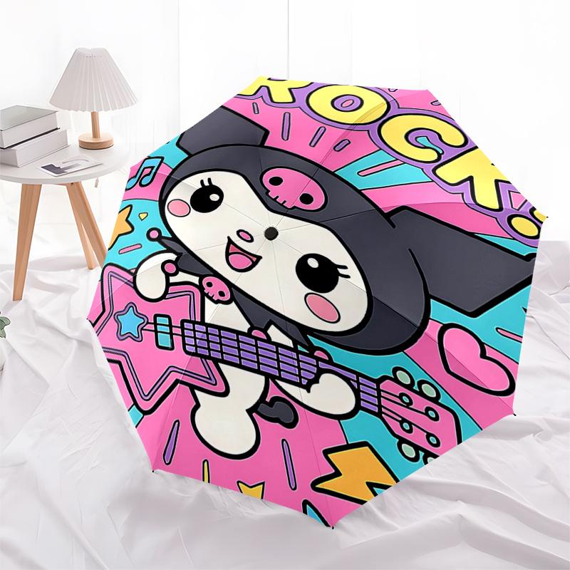Pikkuu Rock! Musician Edition Automatic Open/Closed Umbrella with Foldable Design, 8-Bone Iron Frame Outdoor Umbrella - Perfect Festival Gif
Pikkuu Rock! Musician Edition Automatic Open/Closed Umbrella with Foldable Design, 8-Bone Iron Frame Outdoor Umbrella - Perfect Festival Gif