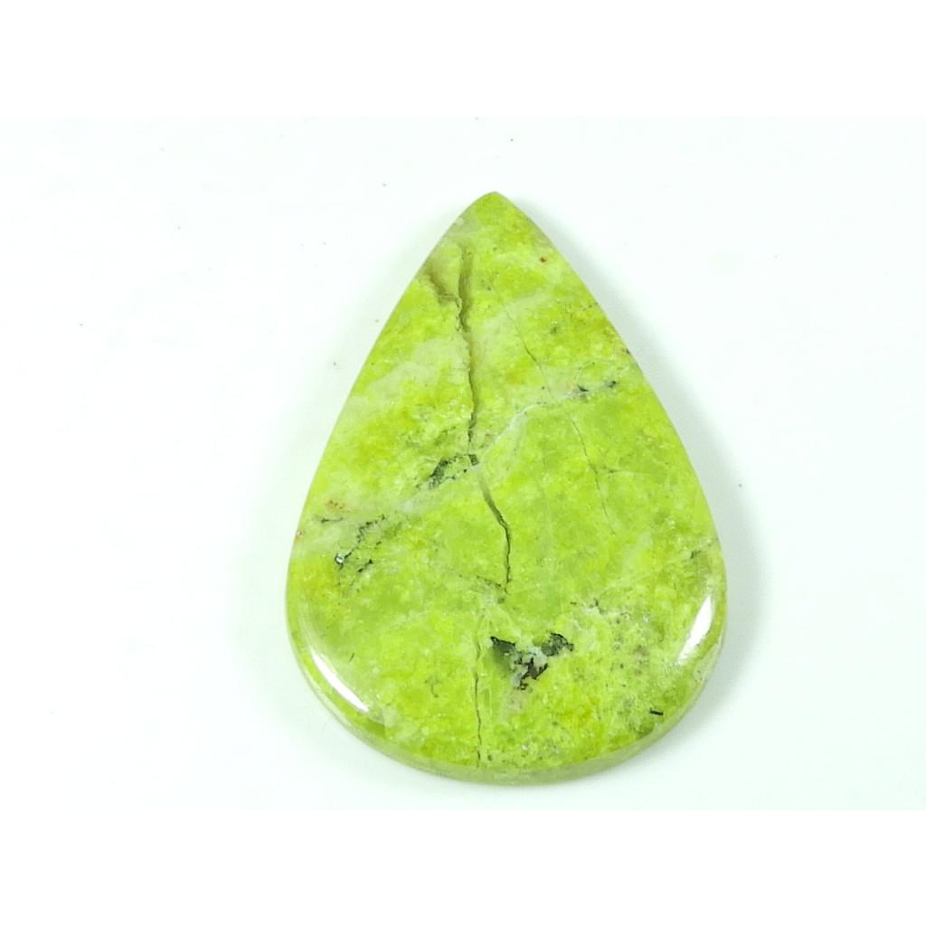 28X43X03 MM Natural Green Opal Pear Shape Cabochon Loose Gemstone 40Cts. SK-4747 
28X43X03 MM Natural Green Opal Pear Shape Cabochon Loose Gemstone 40Cts. SK-4747
