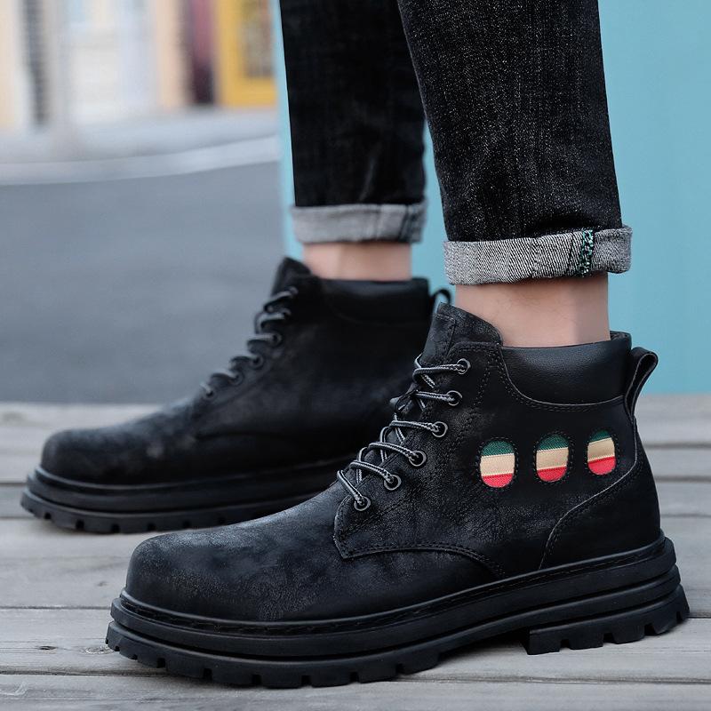 Leather Martin boots men s high-top mid-top tide spring and autumn black tooling leather shoes men s boots autumn and winter men s shoes 38
Leather Martin boots men s high-top mid-top tide spring and autumn black tooling leather shoes men s boots autumn and winter men s shoes 38