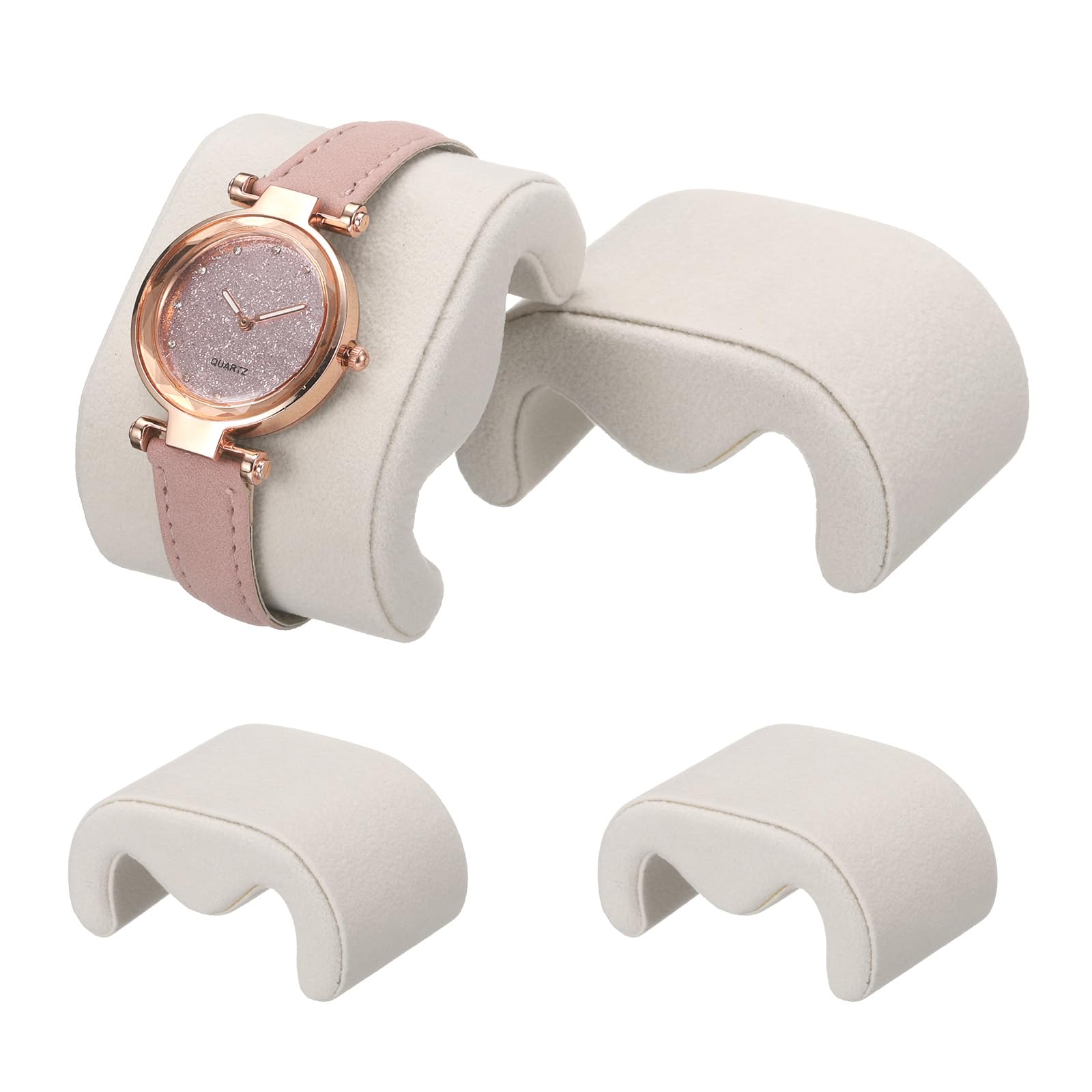 uxcell 4-Piece Watch Case Pillow M-Shaped Watch Display Pillow Velvet Watch Cushion Replacement Watch Bracelet Display Storage Beige
uxcell 4-Piece Watch Case Pillow M-Shaped Watch Display Pillow Velvet Watch Cushion Replacement Watch Bracelet Display Storage Beige