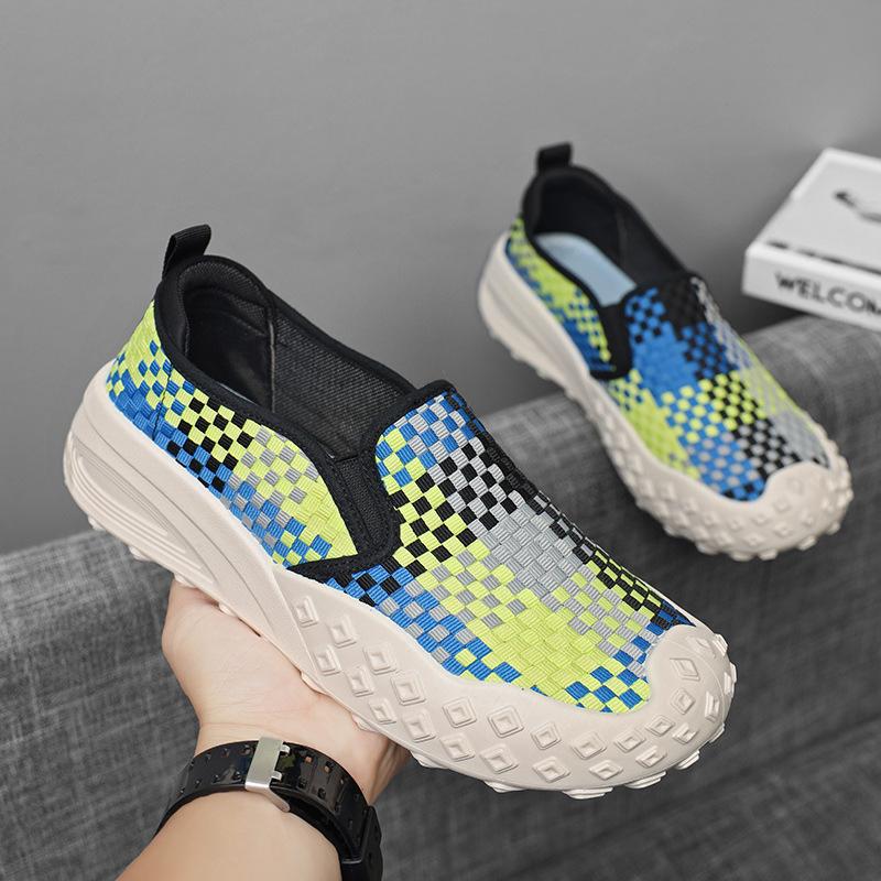 Color matching fly-woven shoes men s one-pedal lazy shoes students summer sports and leisure trendy shoes men 44
Color matching fly-woven shoes men s one-pedal lazy shoes students summer sports and leisure trendy shoes men 44