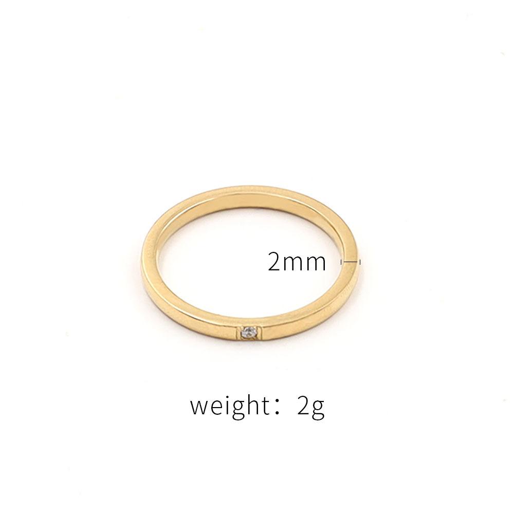 Stylish And Simple 18K Gold Micro-Inlaid Zircon Plain Ring Ring, Ultra-Fine Titanium Steel Single Diamond Ring For Women золотий
Stylish And Simple 18K Gold Micro-Inlaid Zircon Plain Ring Ring, Ultra-Fine Titanium Steel Single Diamond Ring For Women золотий