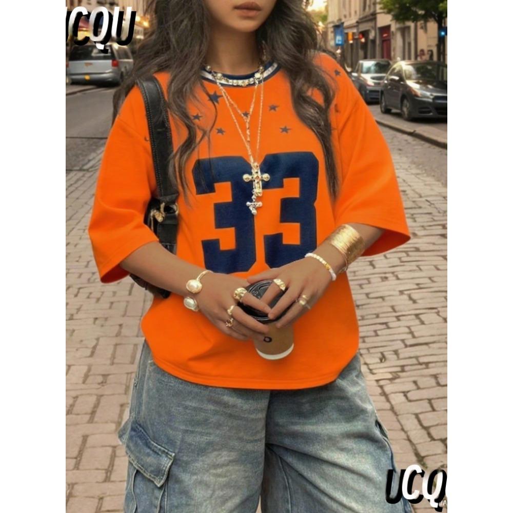 Fashion and casual NO.33 printed round neck women s short sleeved T-shirt 6XL
Fashion and casual NO.33 printed round neck women s short sleeved T-shirt 6XL