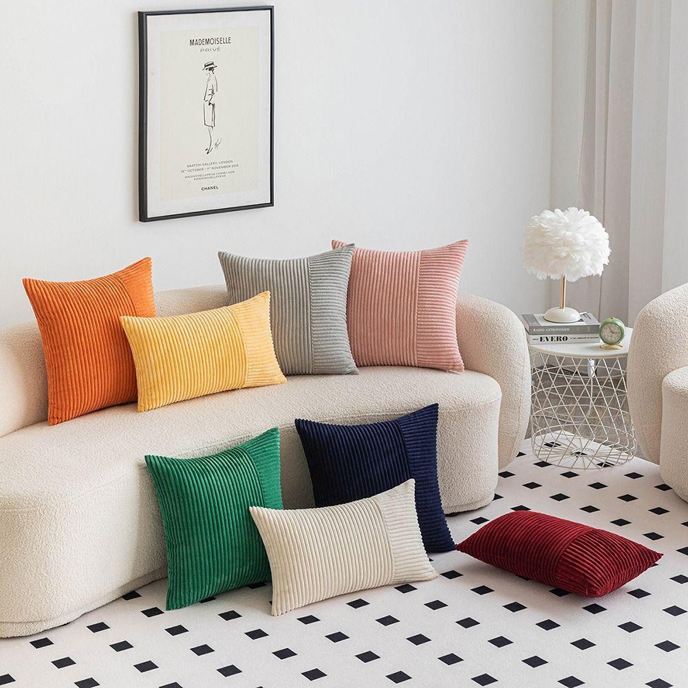 INS Style Corduroy Pillowcase Classic Cushion Cover Removable Throw Pillowcover Sofa/Bed
INS Style Corduroy Pillowcase Classic Cushion Cover Removable Throw Pillowcover Sofa/Bed