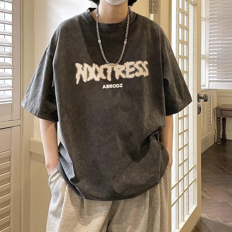 Men s Dark Gray Acid Wash Graphic Print Short Sleeve T-Shirt Casual Oversized Streetwear Top M чорний
Men s Dark Gray Acid Wash Graphic Print Short Sleeve T-Shirt Casual Oversized Streetwear Top M чорний