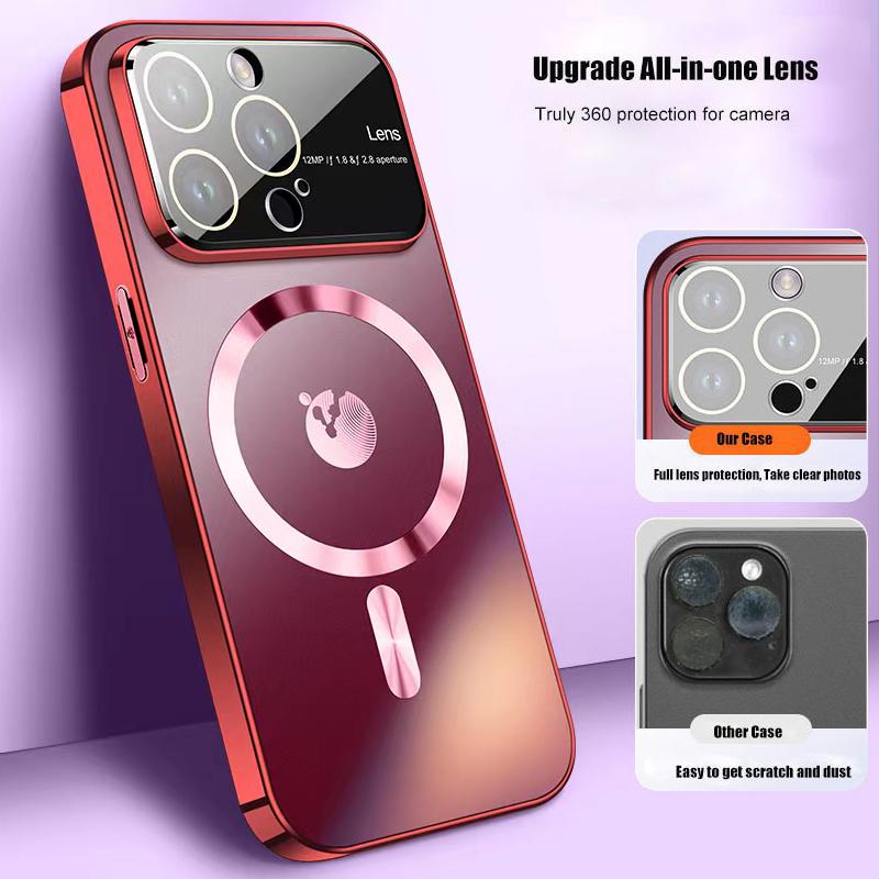 Роскошный чехол для телефона из закаленного стекла Matter AG для iPhone 14 Plus 13 12 Pro Max, магнитный Magsafe, беспроводная зарядка, тонкий чехол для большого объектива камеры
Роскошный чехол для телефона из закаленного стекла Matter AG для iPhone 14 Plus 13 12 Pro Max, магнитный Magsafe, беспроводная зарядка, тонкий чехол для большого объектива камеры