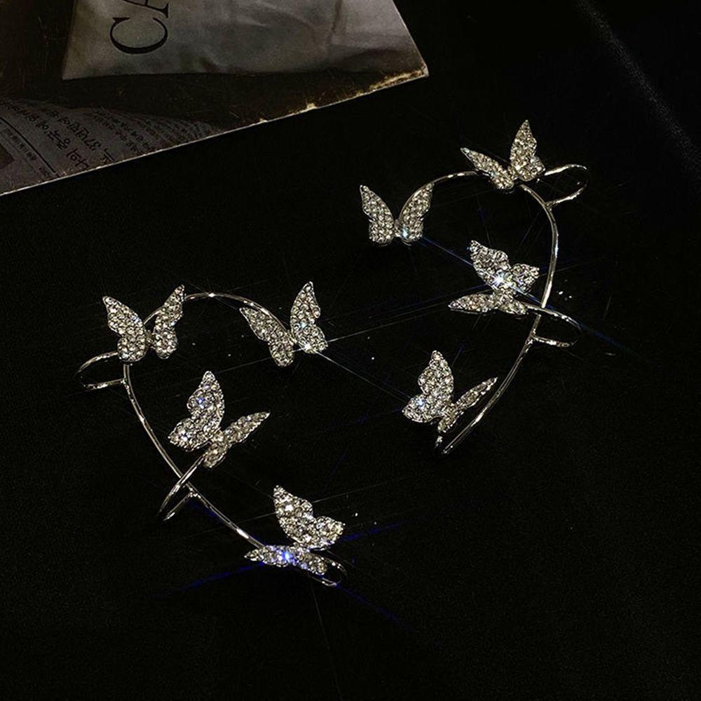 Jewelry Ear Bone Clip Women Earrings Korean Style Earrings Butterfly Ear Hook Rhineston Ear Clip GR Right
Jewelry Ear Bone Clip Women Earrings Korean Style Earrings Butterfly Ear Hook Rhineston Ear Clip GR Right