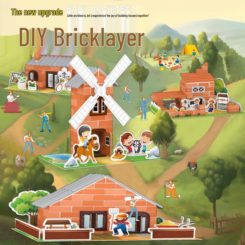 DIY Mini House Model Kit: Handmade Bricklaying Simulation Toy for Building Enthusiasts
DIY Mini House Model Kit: Handmade Bricklaying Simulation Toy for Building Enthusiasts