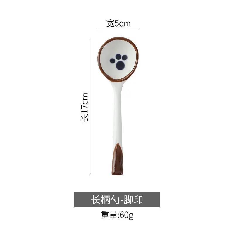 Japanese Ceramic Long Handle Small Soup Spoon Dessert Snack Ice Cream Spoons Household Coffee Scoop Tableware Kitchen Supplies
Japanese Ceramic Long Handle Small Soup Spoon Dessert Snack Ice Cream Spoons Household Coffee Scoop Tableware Kitchen Supplies