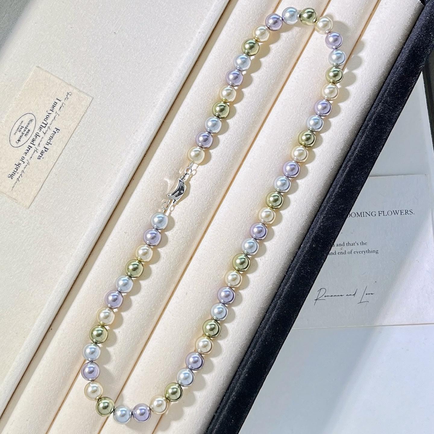 8Mm Autumn And Winter High-Gloss Purple Coffee Artificial Crystal Pearl Design Necklace Collarbone Chain Sweater Chain
8Mm Autumn And Winter High-Gloss Purple Coffee Artificial Crystal Pearl Design Necklace Collarbone Chain Sweater Chain