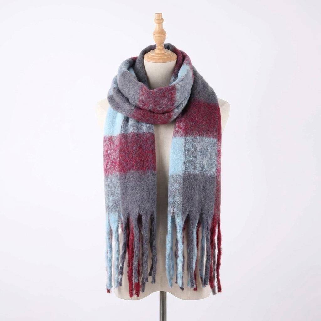 Women s Thick and Warm Silk Scarf Fashionable Mohair Scarf
Women s Thick and Warm Silk Scarf Fashionable Mohair Scarf