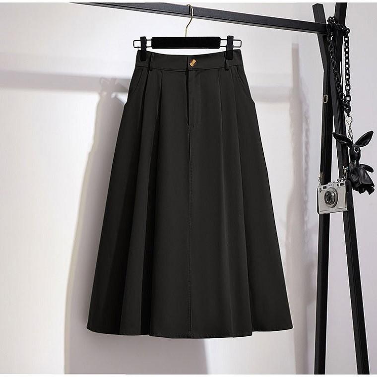 Women Cotton Skirt Summer Preppy Style Solid Casual Elegant Pocket Elastic High Waist A-Line Midi Skirts One Size чорний
Women Cotton Skirt Summer Preppy Style Solid Casual Elegant Pocket Elastic High Waist A-Line Midi Skirts One Size чорний