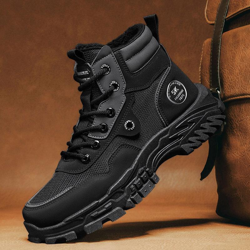 Winter new high-top velvet warm outdoor leisure sports Martin boots tide KSM cotton 39 чёрный
Winter new high-top velvet warm outdoor leisure sports Martin boots tide KSM cotton 39 чёрный