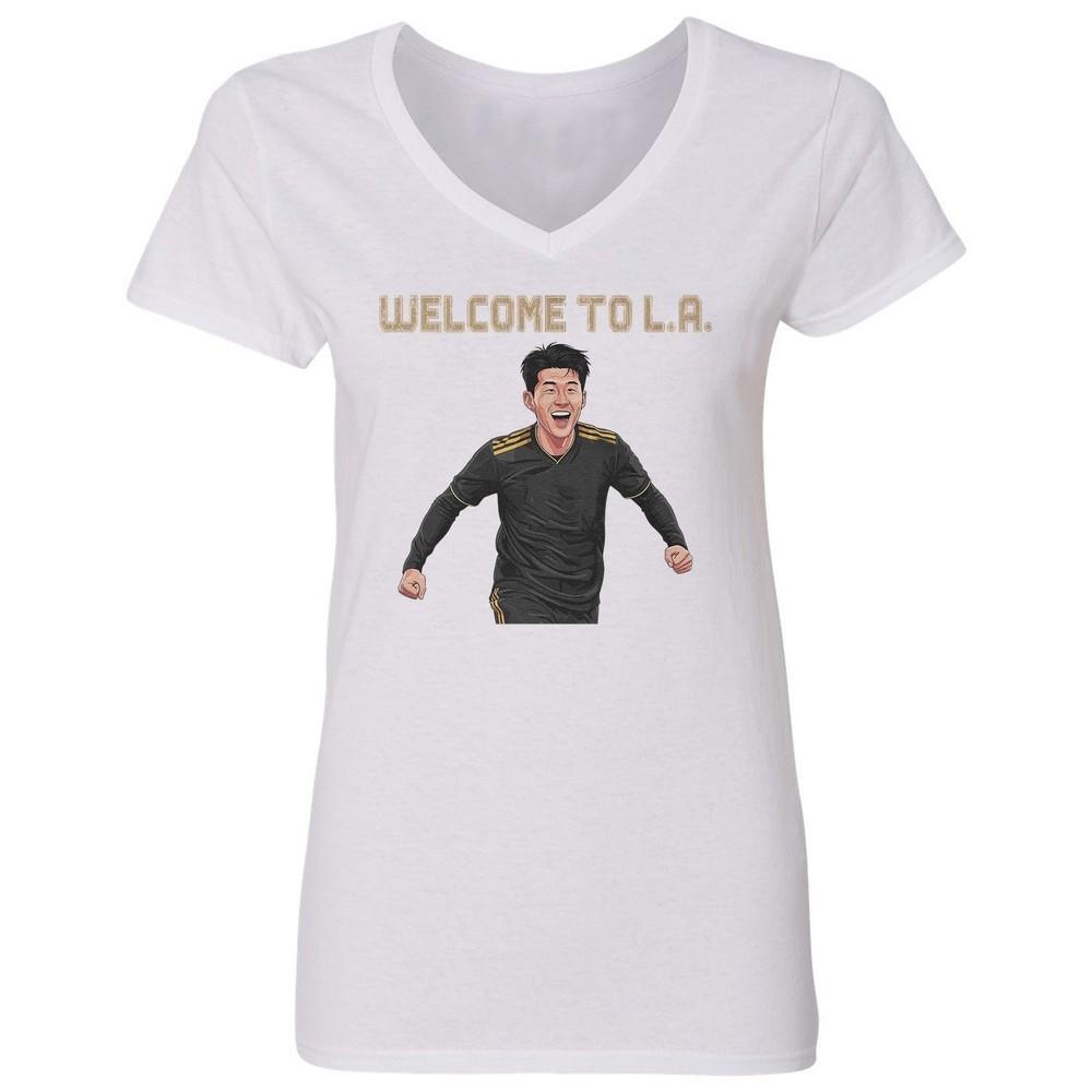 Welcome to LA - Son Inspired Soccer Player Tribute Ladies V-Neck Tshirt Unisex T-Shirt L
Welcome to LA - Son Inspired Soccer Player Tribute Ladies V-Neck Tshirt Unisex T-Shirt L