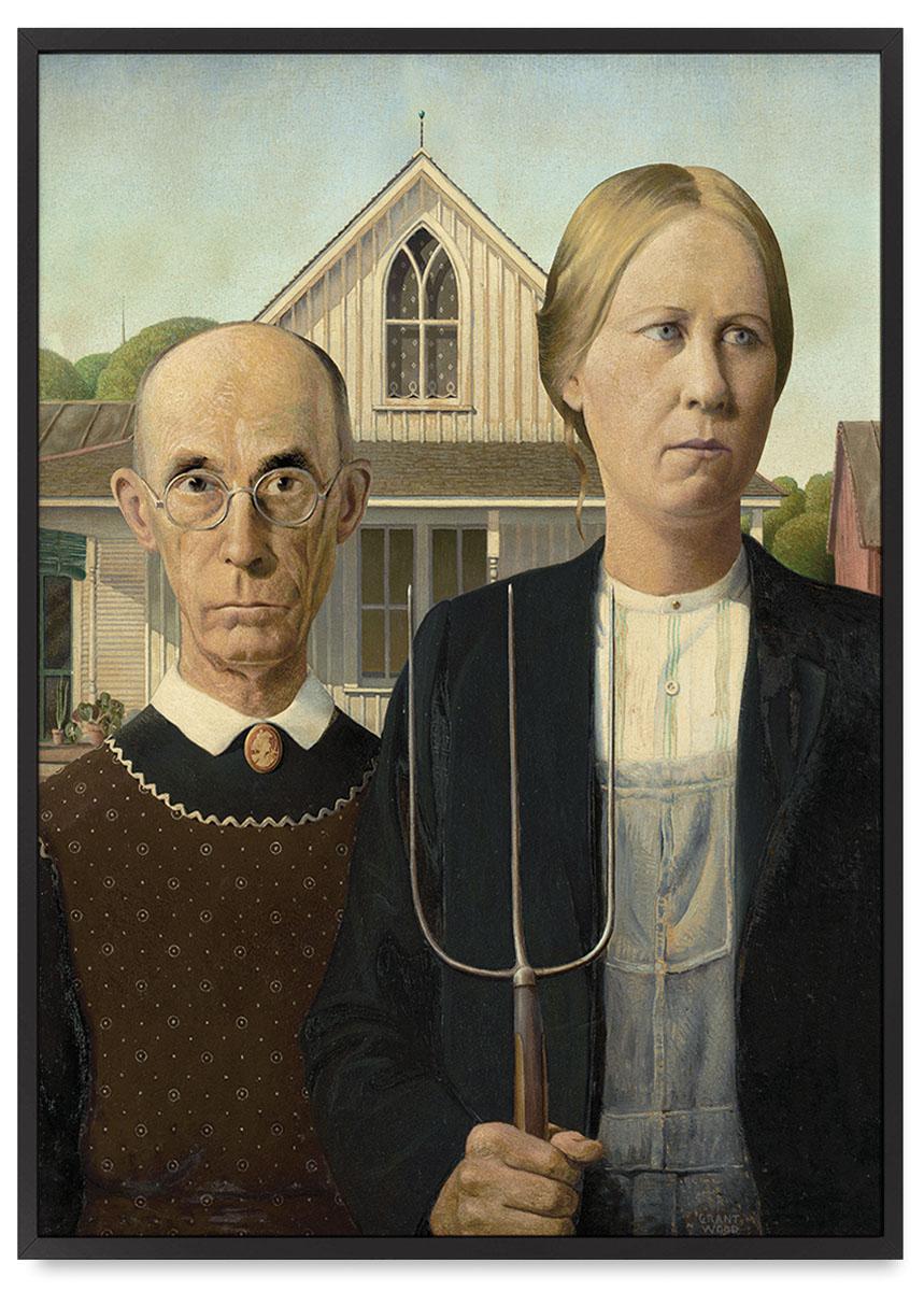 Plakat american gothic pop art 21x30 cm
Plakat american gothic pop art 21x30 cm