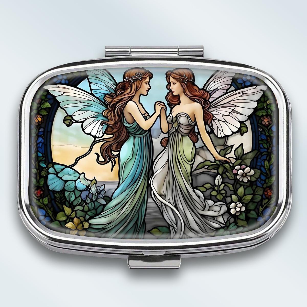 Portable Pill Box with 2 Compartments, Mini Metal Medicine Organizer Case, Cute Printed Pill Container for Vitamins, Pills, Jewelry, Travel, Daily Use різнокольоровий
Portable Pill Box with 2 Compartments, Mini Metal Medicine Organizer Case, Cute Printed Pill Container for Vitamins, Pills, Jewelry, Travel, Daily Use різнокольоровий