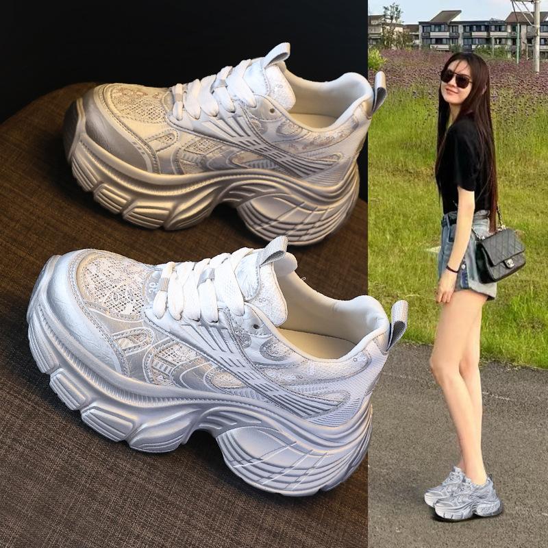 HS9157-66 thick-soled inner height increase single mesh breathable dad shoes women s summer sports and leisure shoes 39 срібний
HS9157-66 thick-soled inner height increase single mesh breathable dad shoes women s summer sports and leisure shoes 39 срібний