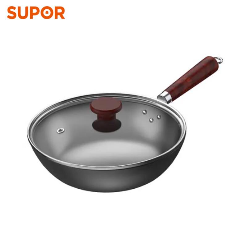 SUPOR 32cm No-Coating Fine Iron Wok
SUPOR 32cm No-Coating Fine Iron Wok
