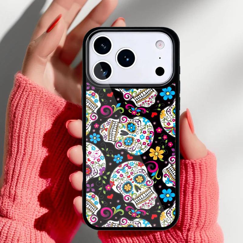 Retro Pattern Flower Skull Phone Case for iPhone 17 Air 16e 15 14 13 Pro Max Back Cover for 12 11 Pro Coque iPhone 12 Pro Max
Retro Pattern Flower Skull Phone Case for iPhone 17 Air 16e 15 14 13 Pro Max Back Cover for 12 11 Pro Coque iPhone 12 Pro Max
