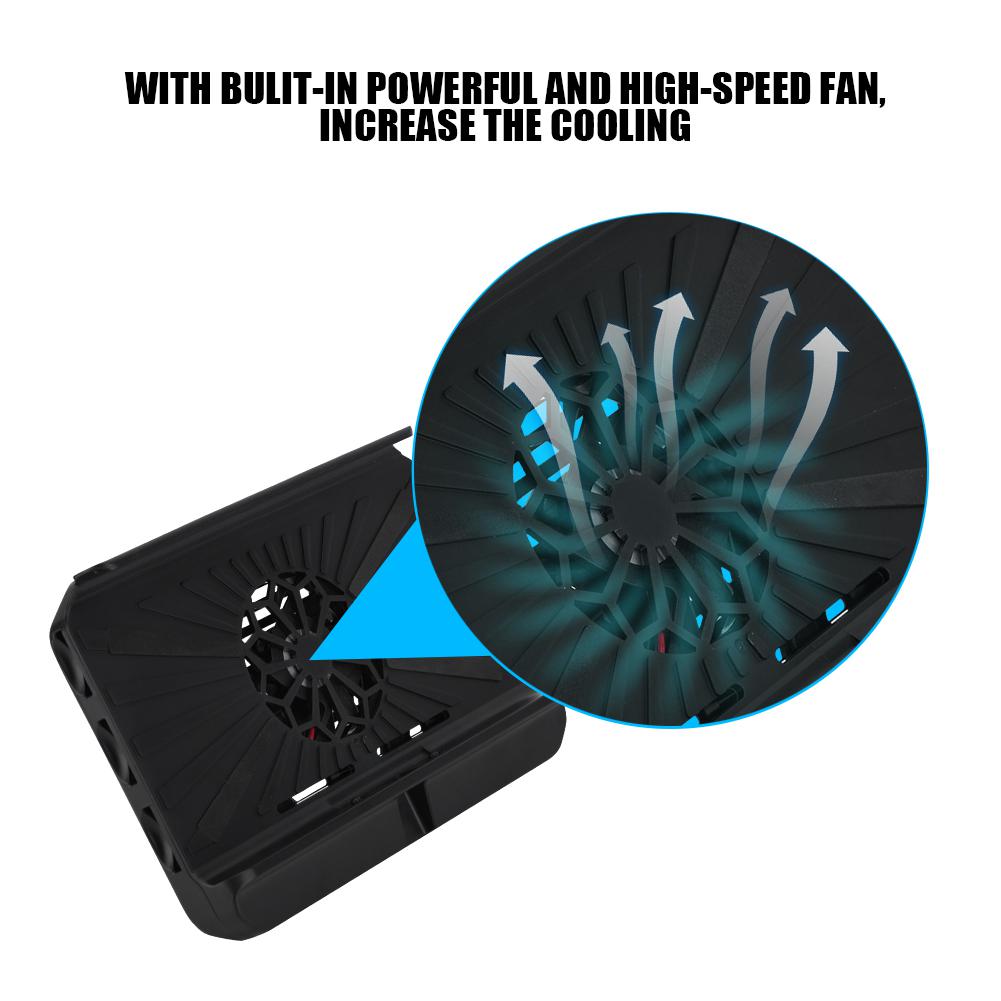 Многофункциональная охлаждающая подставка с вентиляторами, USB-питание, охлаждающая подставка для коммутатора, черная
Многофункциональная охлаждающая подставка с вентиляторами, USB-питание, охлаждающая подставка для коммутатора, черная