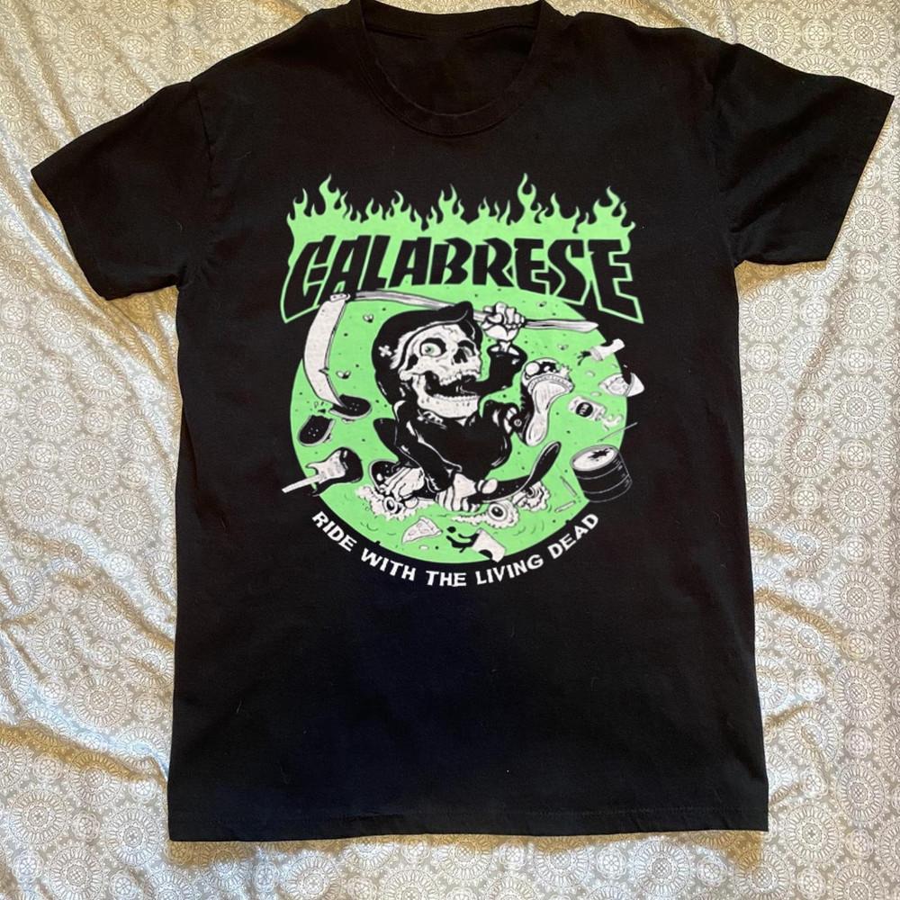 Collection Calabrese Band Ride With The Living Dead Black All Size OM514 Unisex T-Shirt L
Collection Calabrese Band Ride With The Living Dead Black All Size OM514 Unisex T-Shirt L