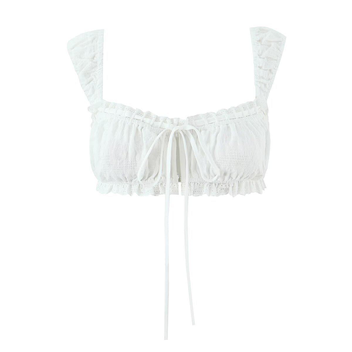 European Style Women s White Short Sleeve Lace-Up Cotton Top - Spring 2026 Collection Medium
European Style Women s White Short Sleeve Lace-Up Cotton Top - Spring 2026 Collection Medium