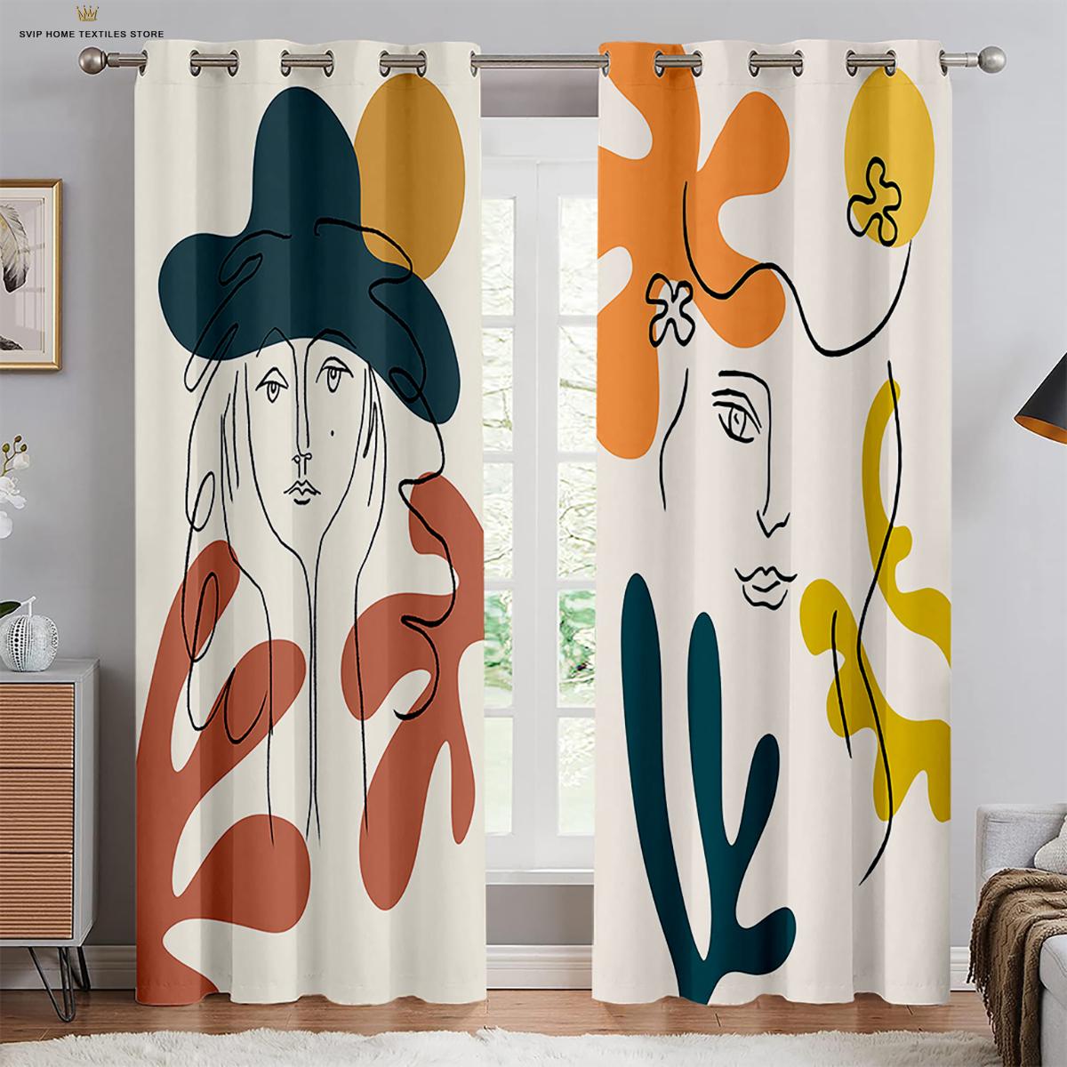 Current Style Picture Art Round Texture Curtains, 2 Panels, Minimalist Style, Home, Living Room, Bed,Chamber Balcony, Children Room Decoration W50X130H(CM)X2PCS&Grommet Top
Current Style Picture Art Round Texture Curtains, 2 Panels, Minimalist Style, Home, Living Room, Bed,Chamber Balcony, Children Room Decoration W50X130H(CM)X2PCS&Grommet Top