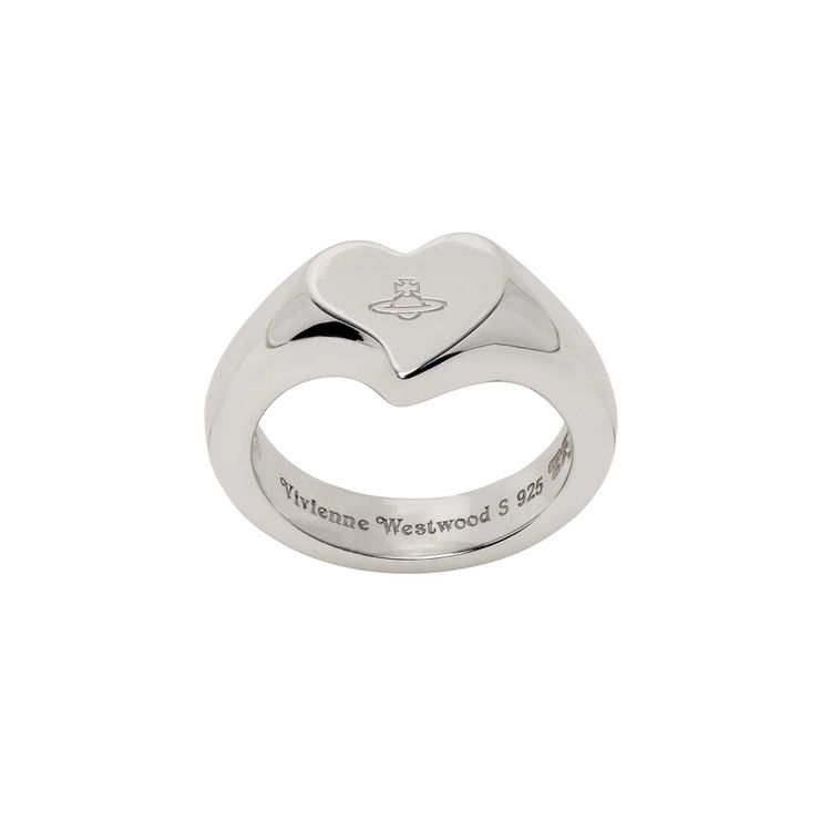 Vivienne Westwood Heart Saturn Stamp 925 Silver Ring Unisex rings 64040061W004W004
Vivienne Westwood Heart Saturn Stamp 925 Silver Ring Unisex rings 64040061W004W004